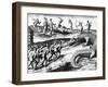 Crocodile Hunting in Florida-null-Framed Giclee Print