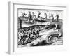 Crocodile Hunting in Florida-null-Framed Giclee Print