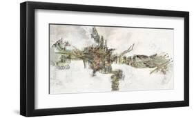 Crocodile-Renate Holzner-Framed Art Print