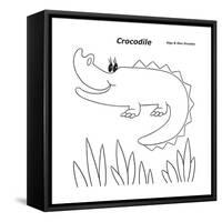 Crocodile-Olga And Alexey Drozdov-Framed Stretched Canvas
