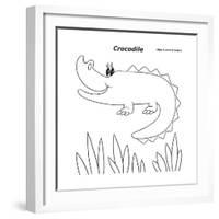 Crocodile-Olga And Alexey Drozdov-Framed Giclee Print