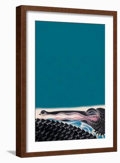Crocodile-Frank Mcintosh-Framed Art Print