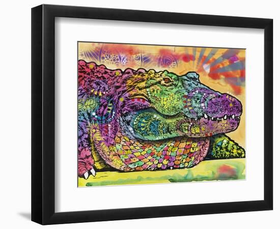 Crocodile-Dean Russo-Framed Giclee Print