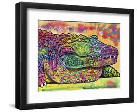 Crocodile-Dean Russo-Framed Giclee Print