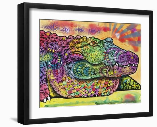 Crocodile-Dean Russo-Framed Giclee Print