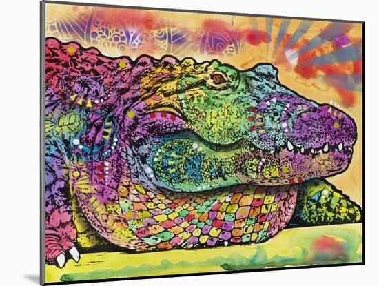 Crocodile-Dean Russo-Mounted Giclee Print