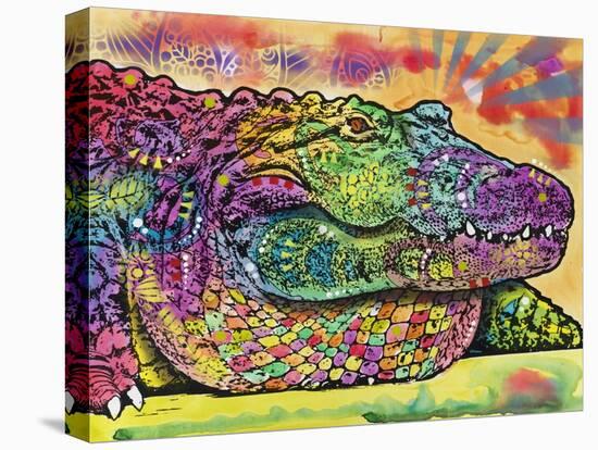 Crocodile-Dean Russo-Stretched Canvas