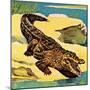 Crocodile-English School-Mounted Giclee Print