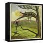 Crocodile-Ernest Henry Griset-Framed Stretched Canvas