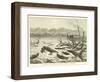 Crocodiles on the Shire River, as Seen from the Pioneer Steamer-null-Framed Giclee Print