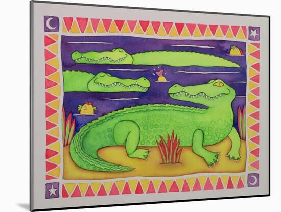 Crocodiles-Cathy Baxter-Mounted Giclee Print