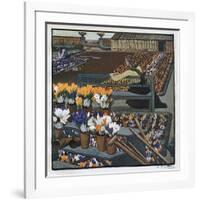 Crocus Garden 1904-R M Eissler-Framed Art Print