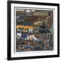 Crocus Garden 1904-R M Eissler-Framed Art Print