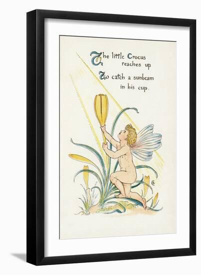 Crocus-Walter Crane-Framed Art Print