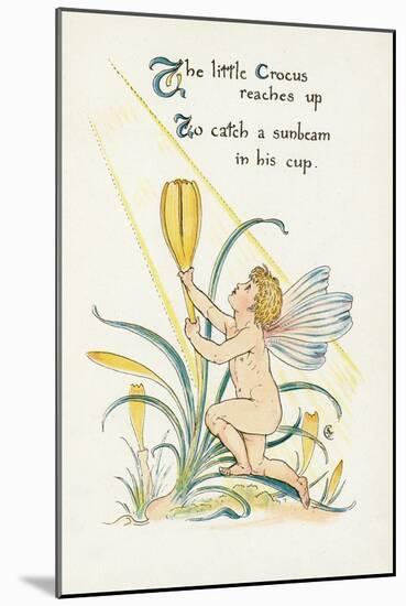 Crocus-Walter Crane-Mounted Art Print