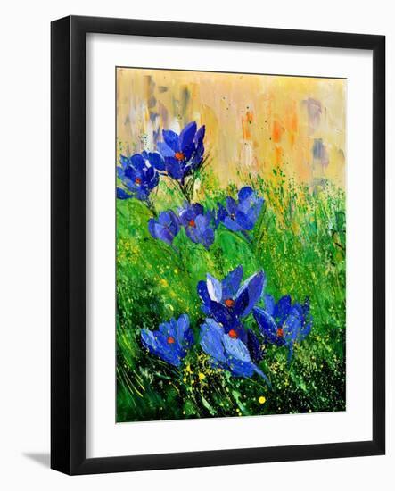 Crocuses-Pol Ledent-Framed Art Print