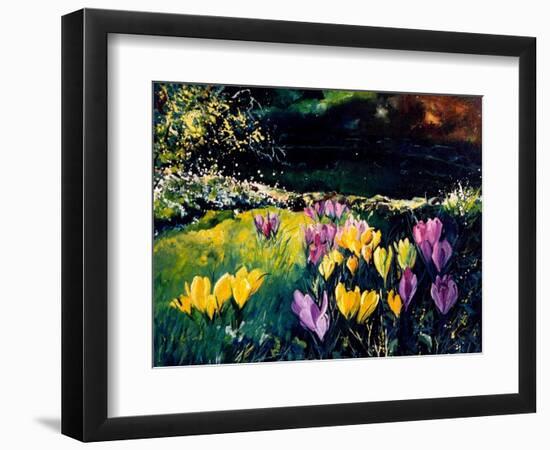 Crocusses-Pol Ledent-Framed Art Print