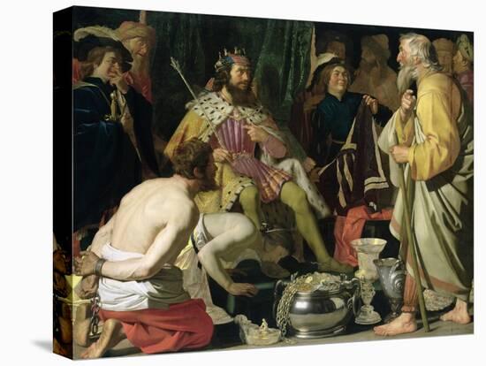 Croesus and Solon, 1624-Gerrit van Honthorst-Stretched Canvas