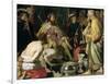 Croesus and Solon, 1624-Gerrit van Honthorst-Framed Giclee Print