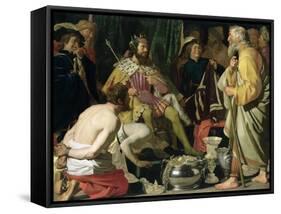 Croesus and Solon, 1624-Gerrit van Honthorst-Framed Stretched Canvas