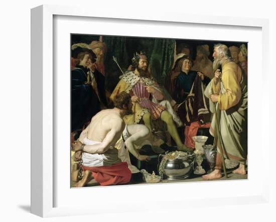 Croesus and Solon, 1624-Gerrit van Honthorst-Framed Giclee Print