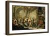 Croesus and Solon-Johann Georg Platzer-Framed Giclee Print