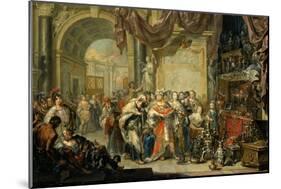 Croesus and Solon-Johann Georg Platzer-Mounted Giclee Print