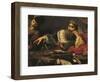 Croesus Receiving Tribute from Lydian-Claude Vignon-Framed Giclee Print