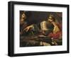 Croesus Receiving Tribute from Lydian-Claude Vignon-Framed Giclee Print