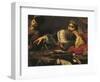 Croesus Receiving Tribute from Lydian-Claude Vignon-Framed Giclee Print