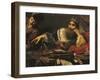 Croesus Receiving Tribute from Lydian-Claude Vignon-Framed Giclee Print