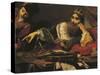 Croesus Receiving Tribute from Lydian-Claude Vignon-Stretched Canvas