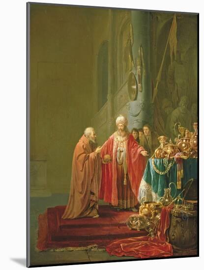 Croesus Showing His Riches to Solon-Willem de Poorter-Mounted Giclee Print