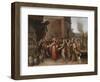 Croesus Showing Solon His Treasures-Frans Francken the Younger-Framed Giclee Print