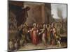 Croesus Showing Solon His Treasures-Frans Francken the Younger-Mounted Giclee Print