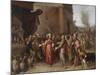 Croesus Showing Solon His Treasures-Frans Francken the Younger-Mounted Giclee Print