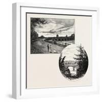 Croft (Left); Blackwell Bridge (Right), UK-null-Framed Giclee Print