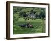 Croft with Hay Cocks and Tractor, Glengesh, County Donegal, Eire (Republic of Ireland)-Duncan Maxwell-Framed Photographic Print