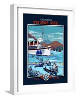 Croisieres d'Extreme Orient-Bruno Pozzo-Framed Art Print