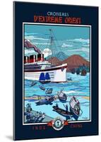 Croisieres d'Extreme Orient-Bruno Pozzo-Mounted Art Print