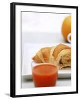 Croissant and Carrot Juice-Brigitte Sporrer-Framed Photographic Print