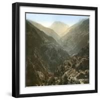 Croix-De-Fer and Tête Noire (Switzerland), General View of the Valley of Tete Noire-Leon, Levy et Fils-Framed Photographic Print