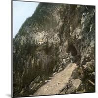 Croix-De-Fer and Tete Noire (Switzerland), Roche-Percee Tunnel at Tete Noire-Leon, Levy et Fils-Mounted Photographic Print