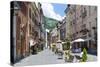 Croix De Ville Street, Aosta, Aosta Valley, Italian Alps, Italy, Europe-Nico Tondini-Stretched Canvas