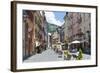 Croix De Ville Street, Aosta, Aosta Valley, Italian Alps, Italy, Europe-Nico Tondini-Framed Photographic Print