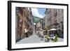 Croix De Ville Street, Aosta, Aosta Valley, Italian Alps, Italy, Europe-Nico Tondini-Framed Photographic Print