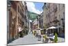 Croix De Ville Street, Aosta, Aosta Valley, Italian Alps, Italy, Europe-Nico Tondini-Mounted Photographic Print