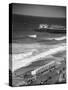 Cromer Beach 1930s-null-Stretched Canvas