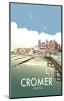 Cromer - Dave Thompson Contemporary Travel Print-Dave Thompson-Mounted Giclee Print