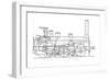 Crompton's Steam Locomotive-Mark Sykes-Framed Photographic Print